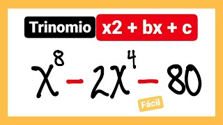 FACTORIZACIÓN Trinomio de la forma x2bxc  CASO 6 DE FACTORIZACIÓN [upl. by Shena]