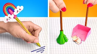 CREATIVE SCHOOL CRAFTS ✏️ FUN HACKS TO IMPRESS YOUR FRIENDS [upl. by Carlton]