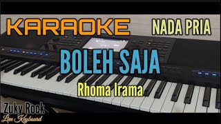 Karaoke BOLEH SAJA Rhoma Irama Nada Pria [upl. by Arteid368]