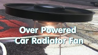 Over Powered Car Radiator Fan [upl. by Anael]