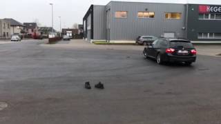 SOUNDCLIPZ  BMW E91 320d  Straight pipes before remap [upl. by Hairaza]