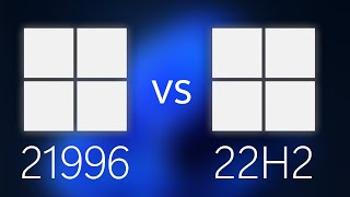 Windows 11 Build 21996 vs 22H2 [upl. by Ayetal29]