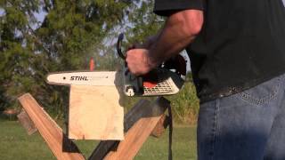 Stihl MS150TC Timing Advanced [upl. by Lundt]