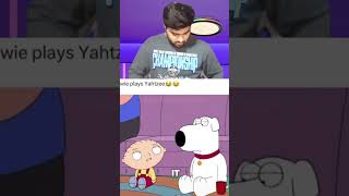 Playing 🙀🖖YAHTZEE 🌝yahtzee shortvideos familyguythequestforstuff [upl. by Nissa]