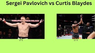 Sergei Pavlovich vs Curtis Blaydes BreakdownampPrediction ufcapex ufcpicks ufcpredictions mma [upl. by Bradford220]