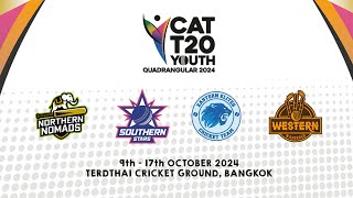 CAT YOUTH T20 QUADRANGULAR 2024 NORTHERN NOMADS VS WESTERN WANDERERS [upl. by Tterab]