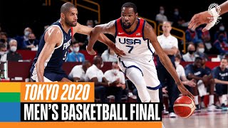 France 🇫🇷 vs USA 🇺🇸  Mens Basketball Gold Medal Match  Tokyo Replays [upl. by Leciram]