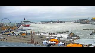 Welcome To Home Viking Line MS Cinderella Viking Cinderella amp Silja Symphony Arriving Helsinki [upl. by Nnaillek]