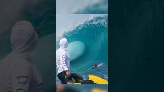 Paddling Into XXL Teahupoo [upl. by Ioj]