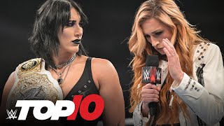 Top 10 Monday Night Raw moments WWE Top 10 Jan 15 2024 [upl. by Isej]