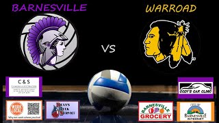 Barnesville Volleyball vs Warroad [upl. by Aicekan873]