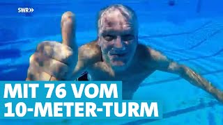 Mit 76 Jahren ein Köpper vom 10MeterBrett [upl. by Atnoved]