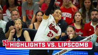 Lipscomb at Nebraska  Highlights  Big Ten Volleyball  8262023 [upl. by Arin]