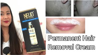 Permanent Hair Removal Cream  NEUD Natural Hair Inhibitor  100 Natural [upl. by Raymonds]