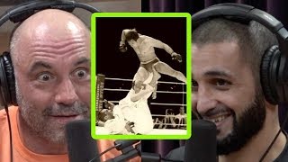 Joe Rogan and Firas Zahabi on Kazushi “The Gracie Hunter” Sakuraba [upl. by Nosnarb]