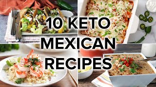 10 Keto Southwest Inspired Recipes LowCarb Mexican Food [upl. by Kowatch643]