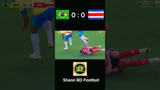 brazil vs Costa Rica  Brazil atakfootball shortvideo abf [upl. by Hoxie]