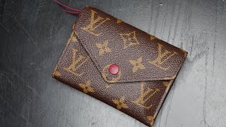 LOUIS VUITTON VICTORINE WALLET REVIEW [upl. by Cristen]