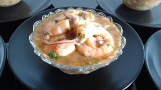 Ceviche de Camarones al Estilo Costeño Ecuatoriano Sólo en 7 minutos [upl. by Anetta]