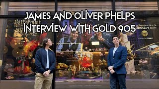 James and Oliver Phelps radio interview with Mediacorp Gold 905 [upl. by Mishaan681]