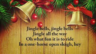 Dashing through the snow Christmas song  Jingle Bells with lyrics [upl. by Akeylah723]