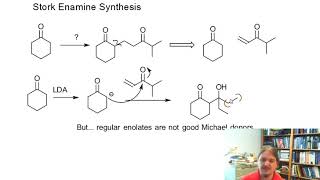 Stork enamine synthesis [upl. by Eirena]