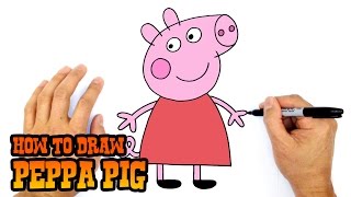 How to Draw Peppa Pig Art for Beginners [upl. by Elaina]