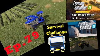 Fs 22 Survival Challange Competting against Daggerwin amp ChainSaw100 Ep 79 [upl. by Muhammad]