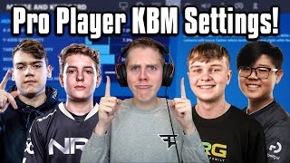 Testing Out PRO Fortnite KBM Players Settings Clix Bugha Mongraal [upl. by Dael]