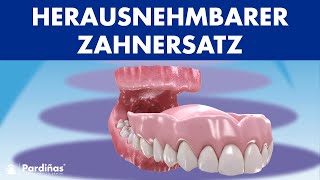 Herausnehmbarer ZAHNERSATZ  Reinigung und Pflege von VOLLPROTHESEN © [upl. by Hollander]