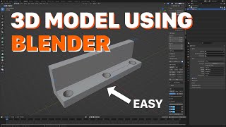 How to 3D Model Using Blender  Easy Beginner Guide  Tips and Tricks [upl. by Kryska]