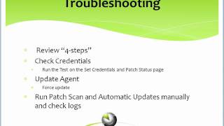 Kaseya Patch Management  Troubleshooting Pt 6 [upl. by Pesek]