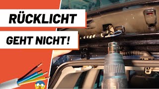 Kabelbruch Heckklappe Reparatur mit Heißluft und löten ❗️❓ [upl. by Stauder137]