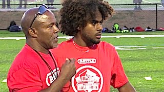 Bookie RadleyHiles 18  Calabasas CA Pro Football Hall of Fame Academy 2016 [upl. by Aysab]