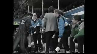 Leicester v Newcastle 1992 Filbert Street PITCH INVASION [upl. by Muirhead]