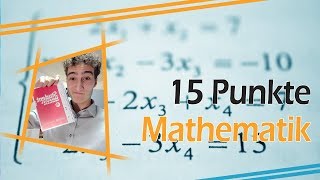 15 Punkte in Mathe Oberstufe  So gehts [upl. by Vivi706]