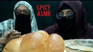 SPICY ASMR MUKBANG EATING MUTTON paye with roti   MUKBANG EATING MUTTON paye CHALLENGE [upl. by Dowlen]