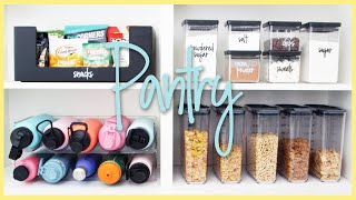 ORGANIZE  Elles Amazing Pantry Makeover [upl. by Sale]