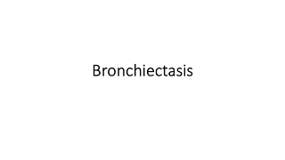 Bronchiectasis [upl. by Edvard]