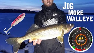 How to Catch MORE Walleyes Ice Fishing [upl. by Aelahs142]