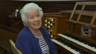 75 year long service as church organ player [upl. by Issej]