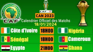 Can 2023 Calendrier OFFICIEL des Matchs [upl. by Annaira]