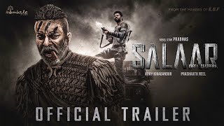 SALAAR Official Trailer  Prabhas  Sruthi Haasan  Pruthviraj  Salaar Movie [upl. by Arramas55]