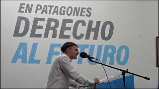 Tomas Echarren referente de la juventud peronista de Patagones [upl. by Darsey]