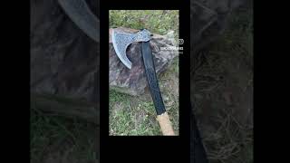 Handmade Queen axe bearded axe custom gifts long viking axe Fathers day gifts for dad him [upl. by Ablasor814]