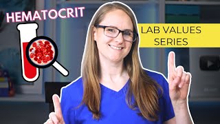 What is Hematocrit Lab Values Series [upl. by Epoh]