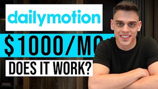 How To Make Money Uploading Videos On Dailymotion In 2024  YouTube Alternative [upl. by Yhtomot693]