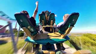 Shambhala OnRide POV  Port aventura world BACK ROW [upl. by Niamrahc]