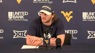 WVU Football Garrett Greene Baylor Postgame 111624 [upl. by Zetnauq]