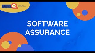 What is Software Assurance  Microsoft Volume Licensing Trainings [upl. by Nhguavoj]